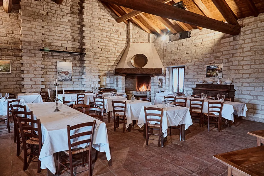 ristorante romantico Monferrato Camino